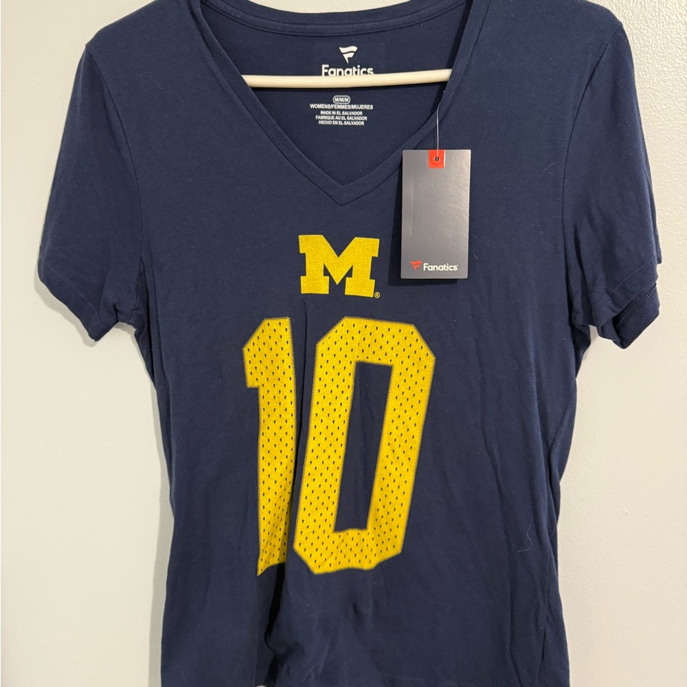 Michigan V Neck Tom Brady